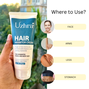 Facial hair reduction cream